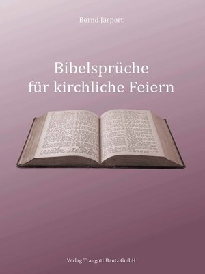 cover image of Bibelsprüche für kirchliche Feiern